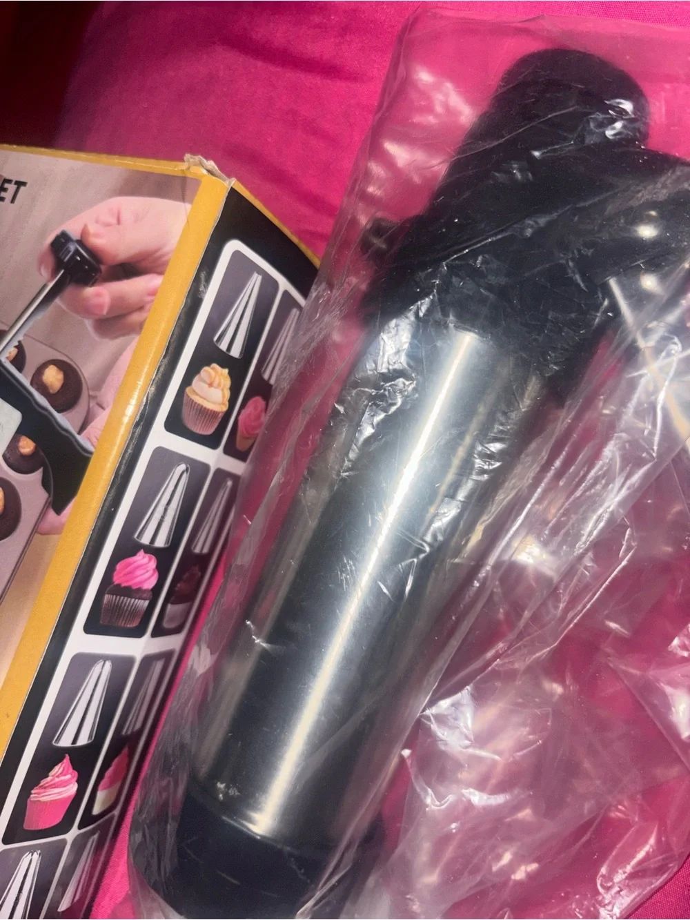 Spritz Cookie Press Set - Silver and Black